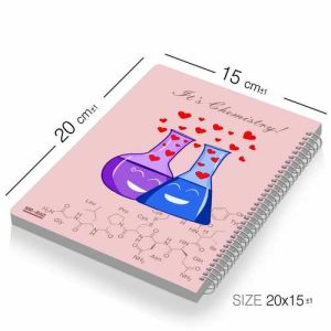 دفتر مشق مستر راد مدل دفتر شیمی طرح فرمول کد chemistry love 1717