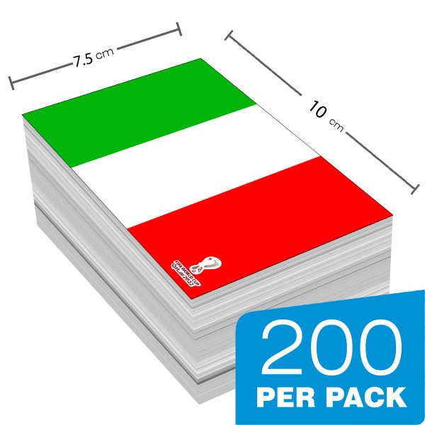 کاغذ یادداشت مستر راد مدل جام جهانی قطر طرح پرچم ایتالیا کد 1009 - Image 3