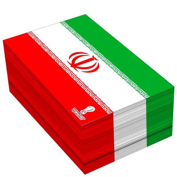 کاغذ یادداشت مستر راد مدل جام جهانی قطر طرح پرچم ایران کد 1020